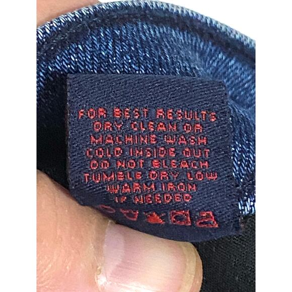 RTA Skinny Jeans Distressed Ripped Cross Patch Button Fly Stretch Womens 25 USA - Picture 11 of 11